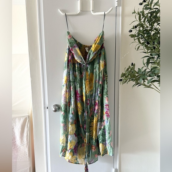 H&M Floral Halter neck Maxi Dress NWOT - Picture 2 of 5